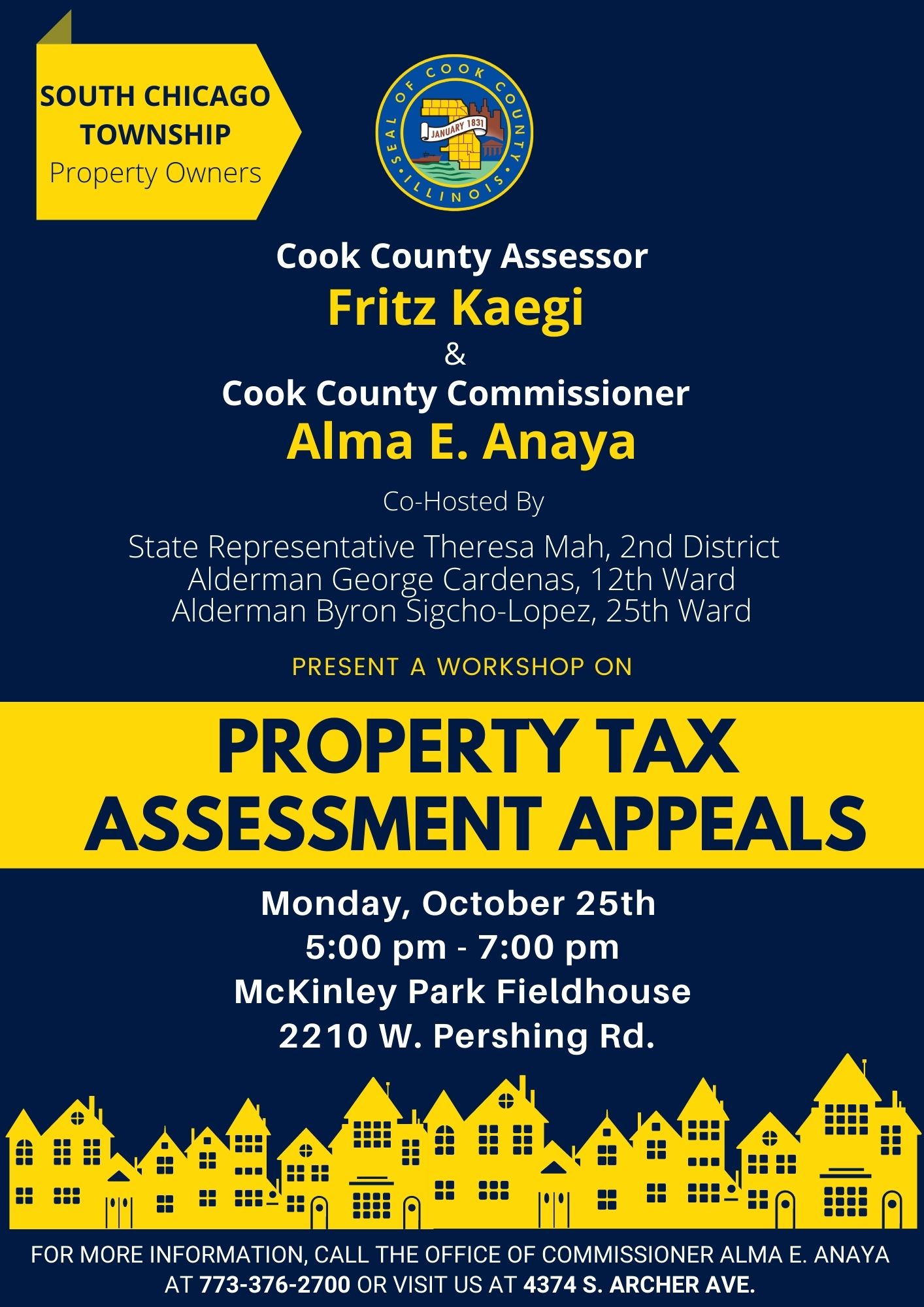 Invite to South Chicago Township Event