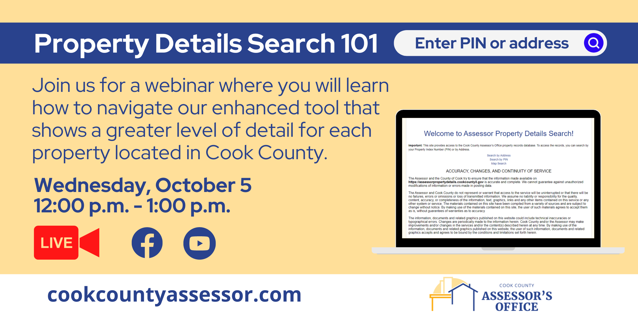 Property Search 101 webinar October 5 2022