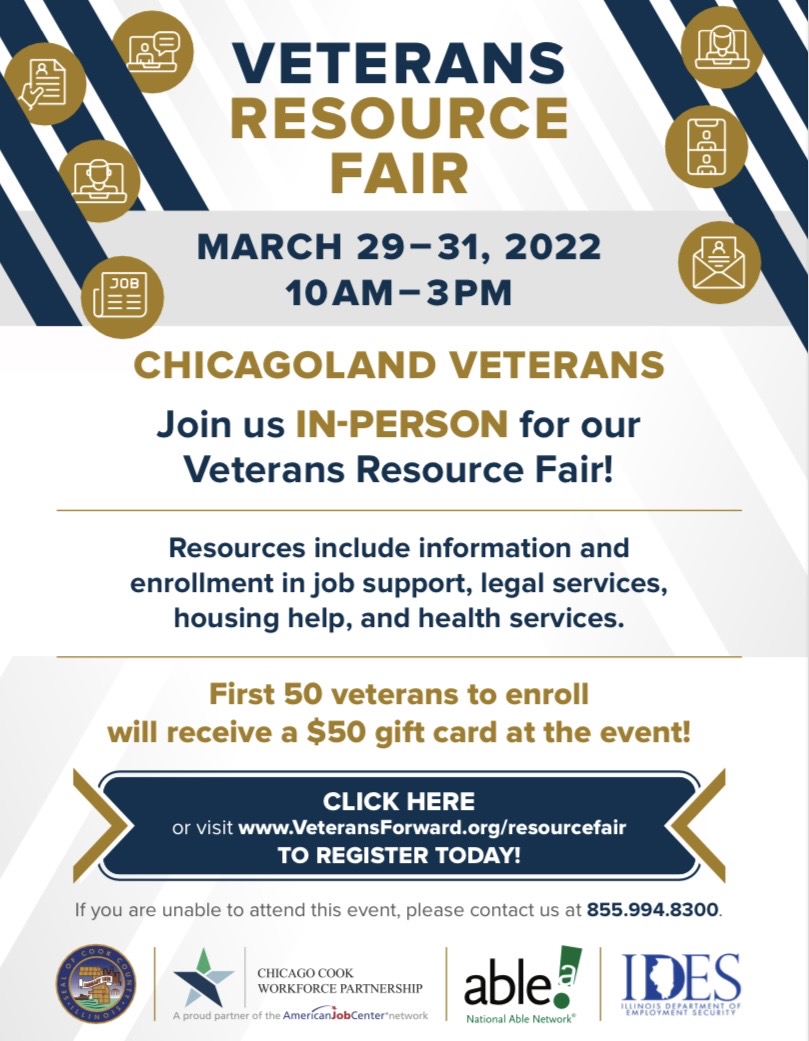 Veterans Resource Fair March 31