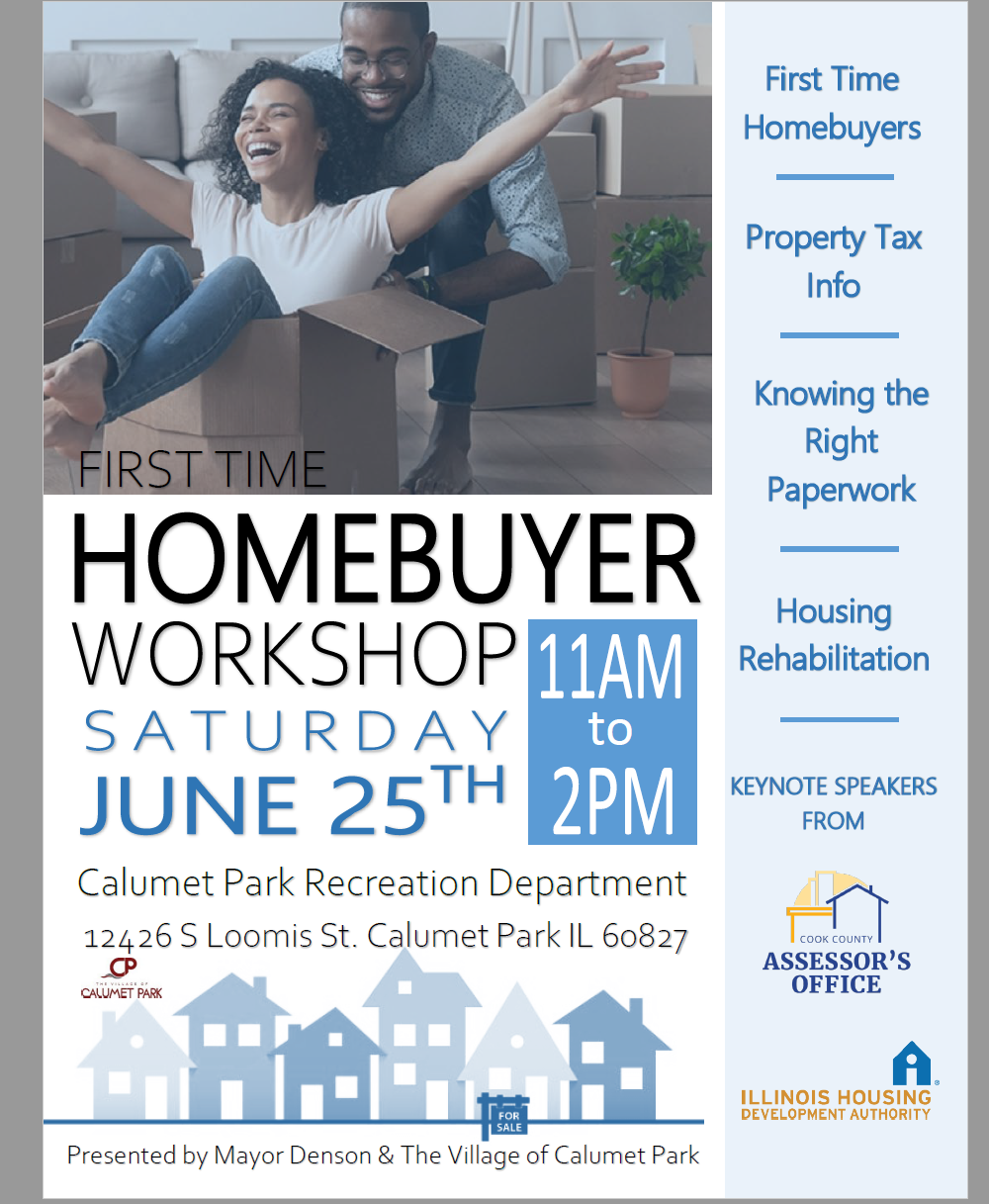 Homebuying workshop on June 25th in Calumet 