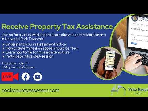 Preview image for the video "Receive Property Tax Assistance | Norwood Park Township".