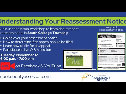 Preview image for the video "Understanding Your Reassessment Notice| South Chicago Township".