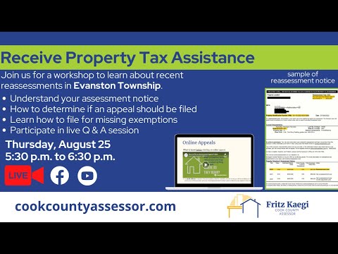 Preview image for the video "Receive Property Tax Assistance | Evanston Township".