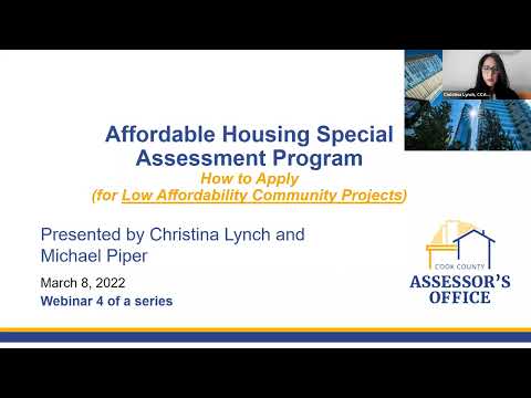 Preview image for the video "Affordable Housing Special Assessment Program | Low Affordability Communities Webinar".