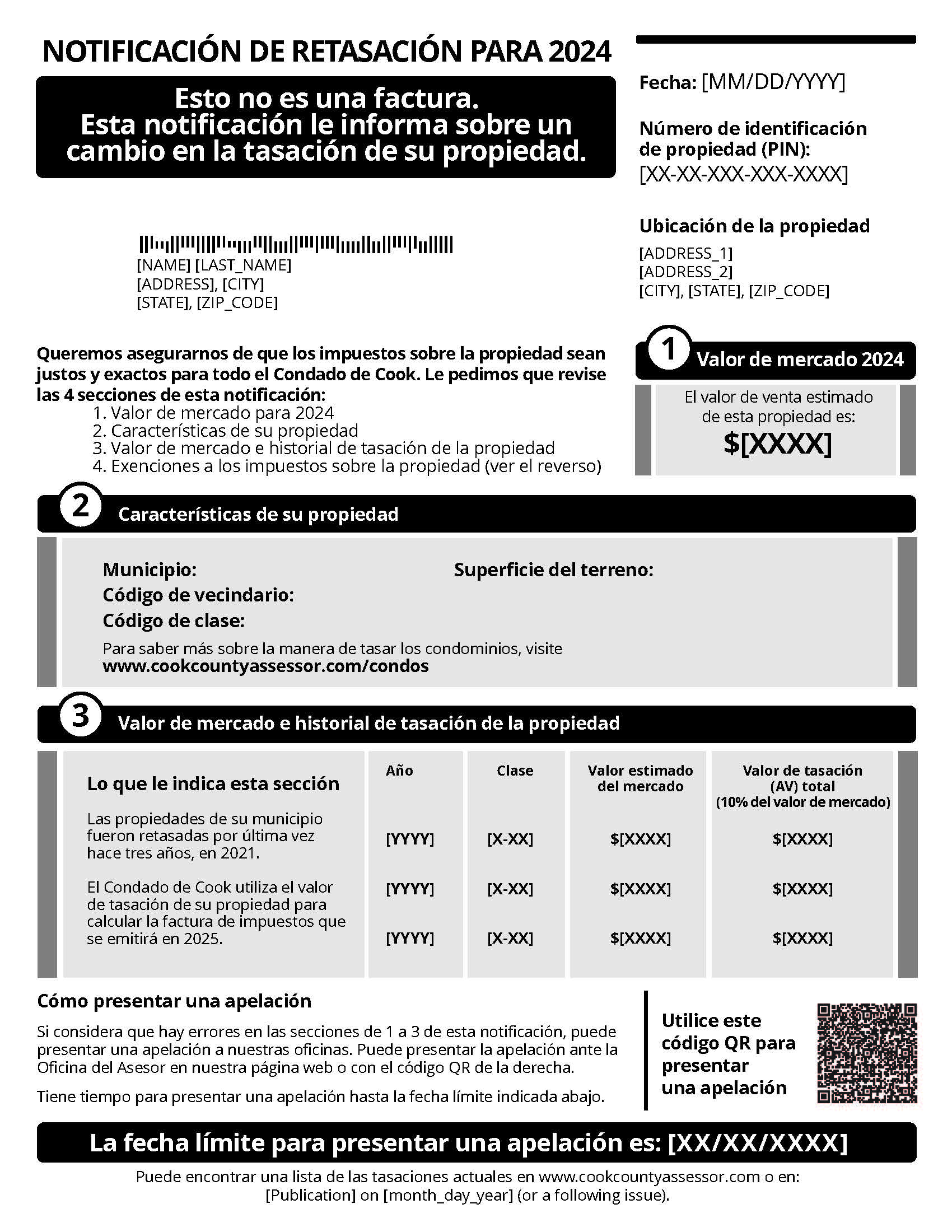 Reassessment Notice for condo owners