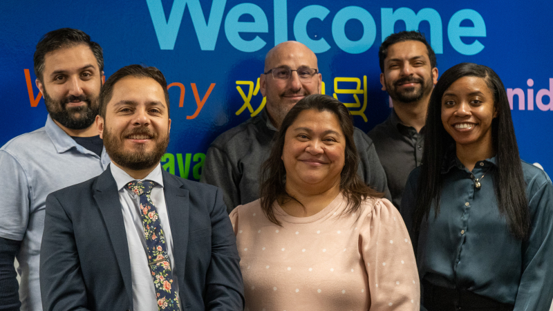 Welcome photos of new hires