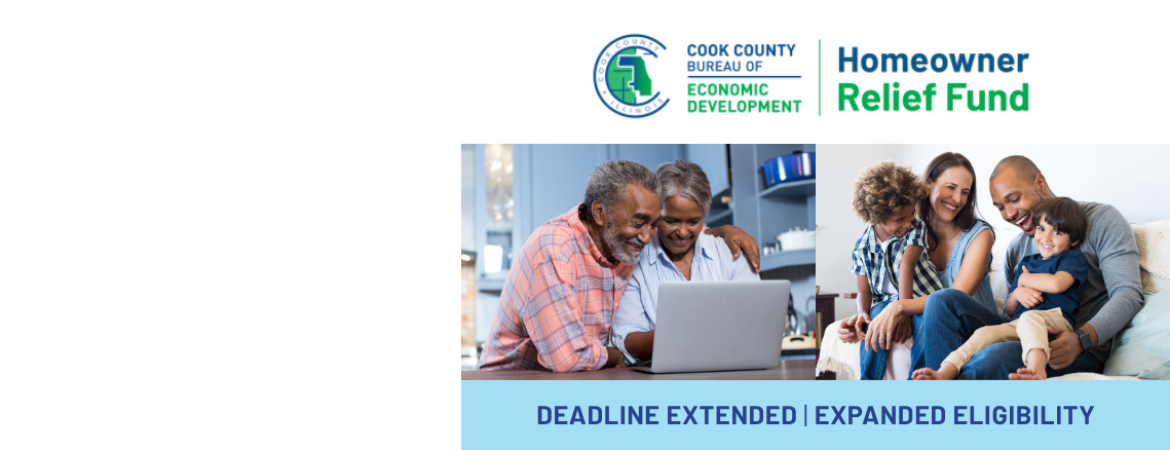 Graphic for Cook County Homeowner Relief Fund
